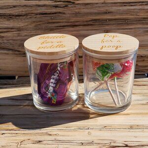 Potty training jars